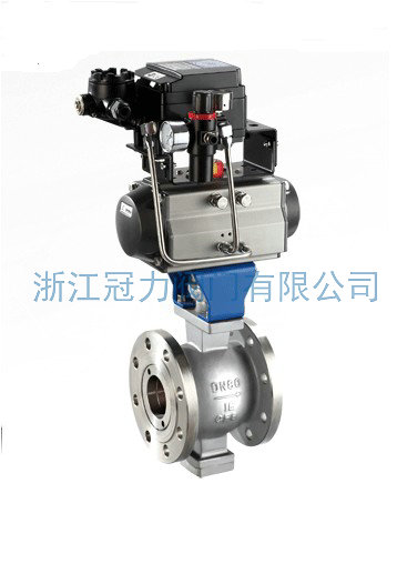 V型球閥：零部件少，使用操作方便！